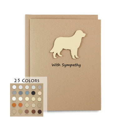 Golden Retriever Sympathy Card