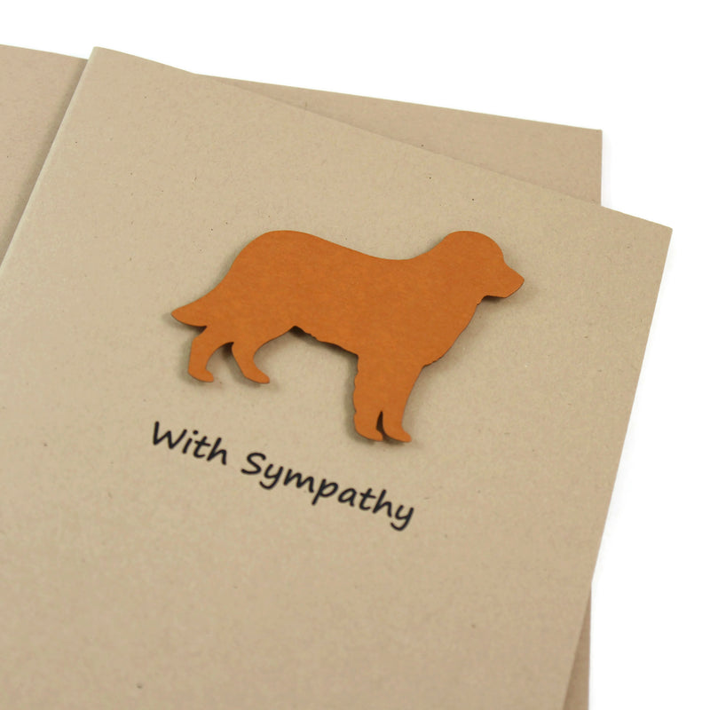 Golden Retriever Sympathy Card