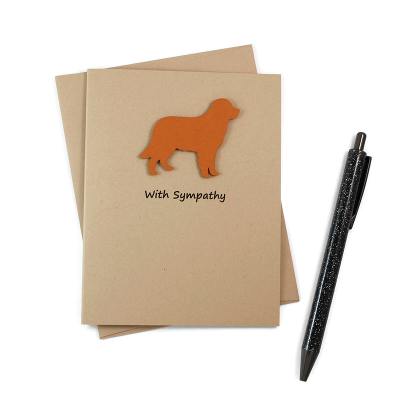 Golden Retriever Sympathy Card