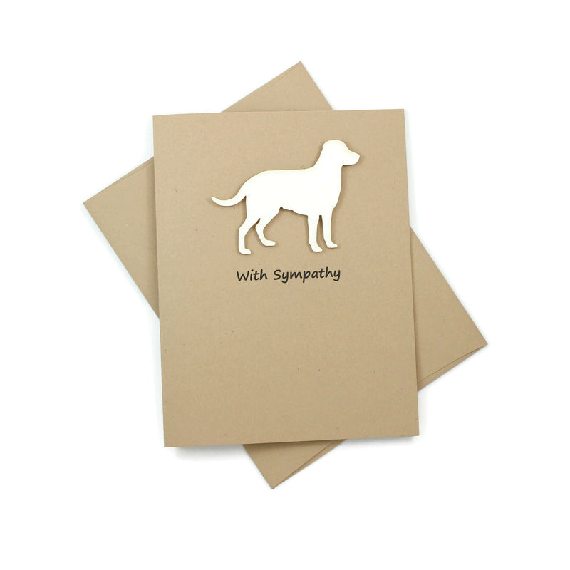 Labrador Retriever Sympathy Card