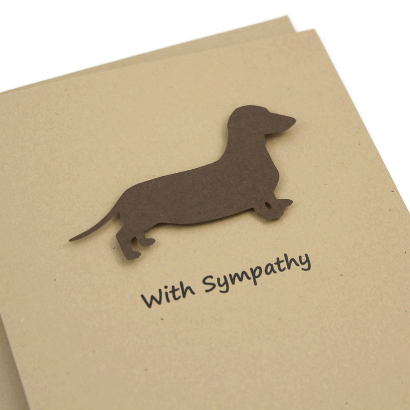 Dog Sympathy Card | 200+ Dog Breeds to Choose from | 25 Dog Colors Available | Choose Inside Phrase | Single Card or 10 Pack