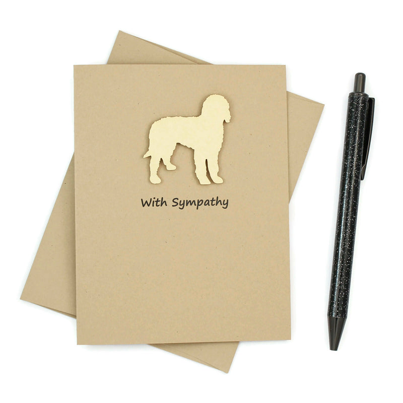 Dog Sympathy Card | 200+ Dog Breeds to Choose from | 25 Dog Colors Available | Choose Inside Phrase | Single Card or 10 Pack
