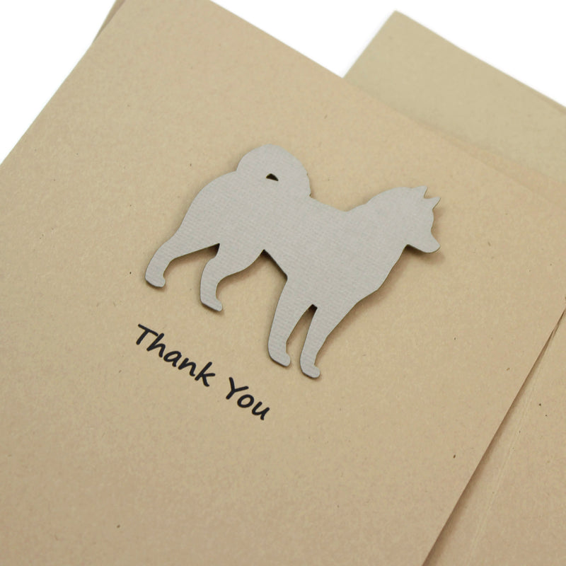 Alaskan Malamute Thank You Card