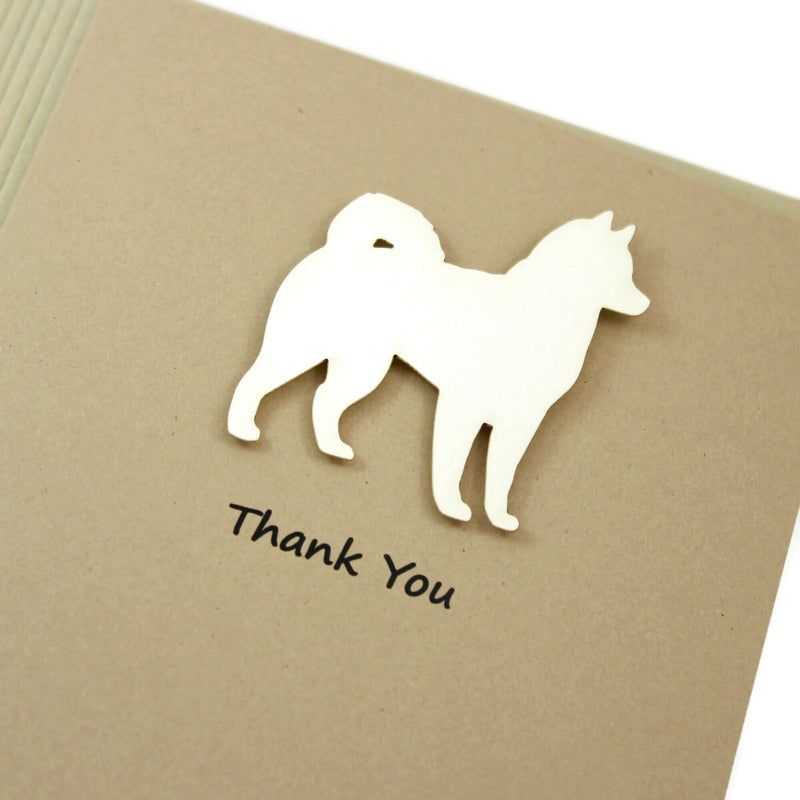 Alaskan Malamute Thank You Card