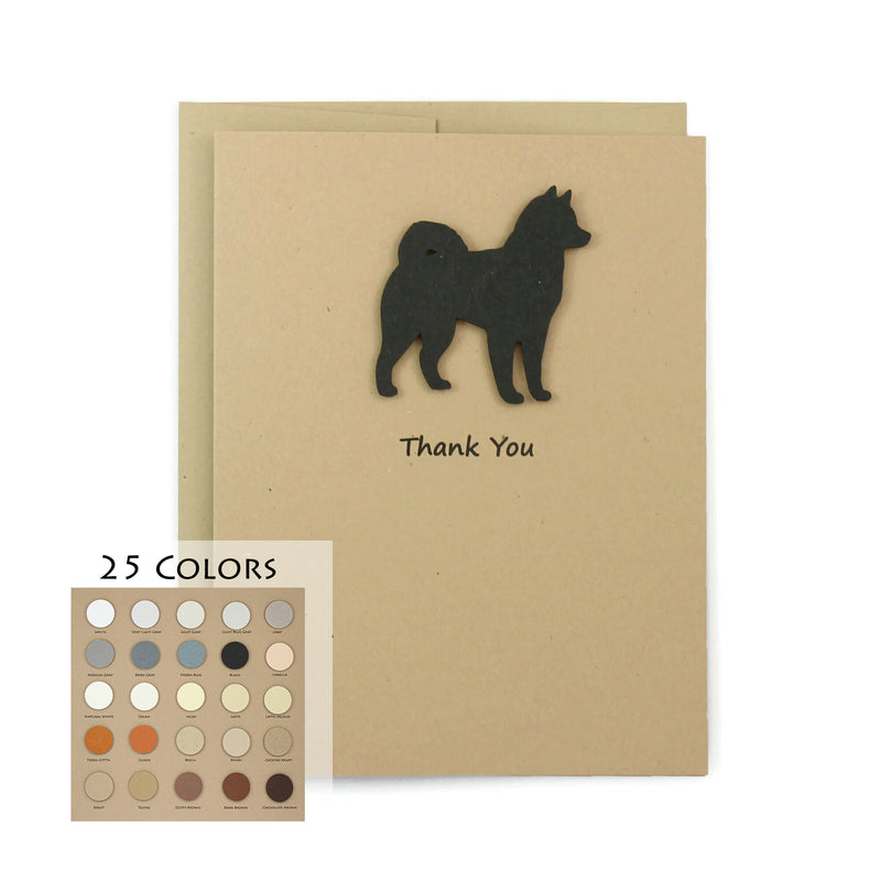 Alaskan Malamute Thank You Card