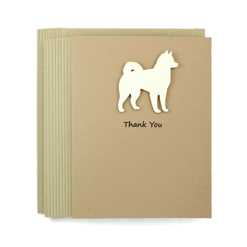 Alaskan Malamute Thank You Card