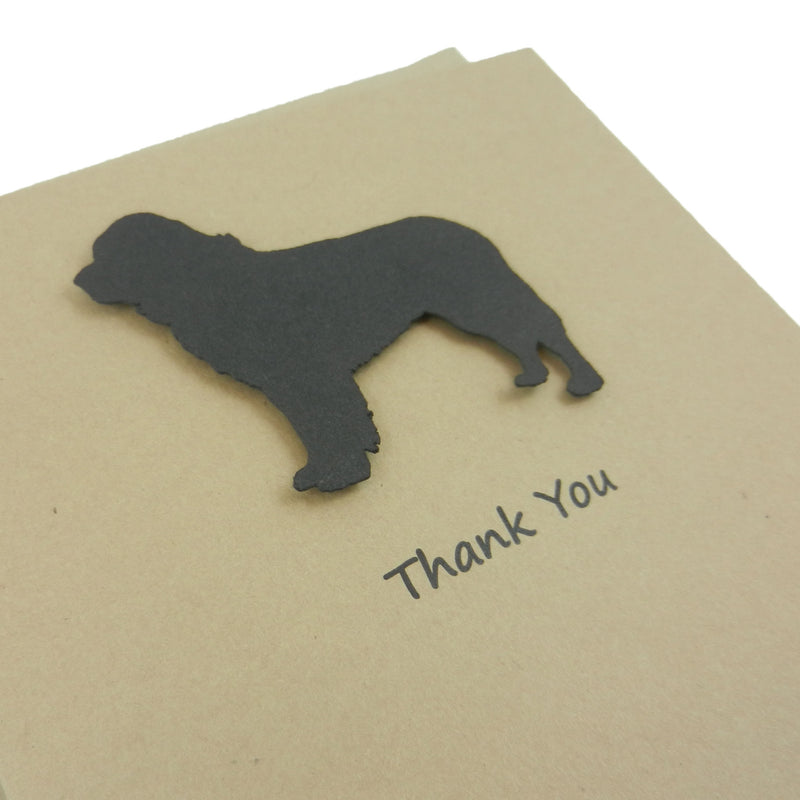 Newfoundland Dog Thank You Card 10 Pack or Single Card Dog Greeting Cards Dog Thank You Cards - Embellish by Jackie