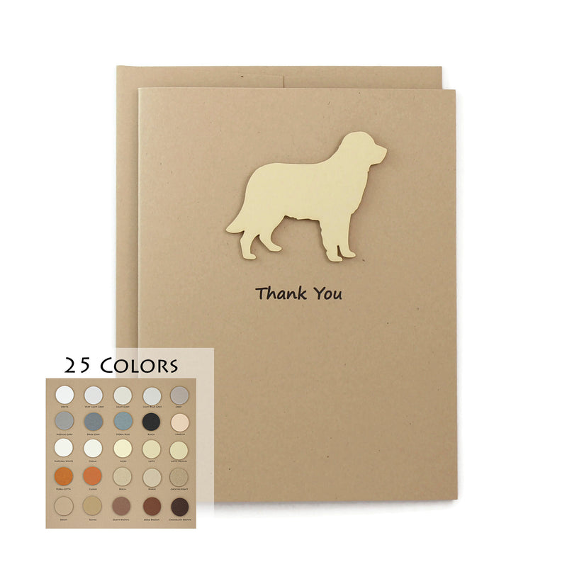 Golden Retriever Thank You Card