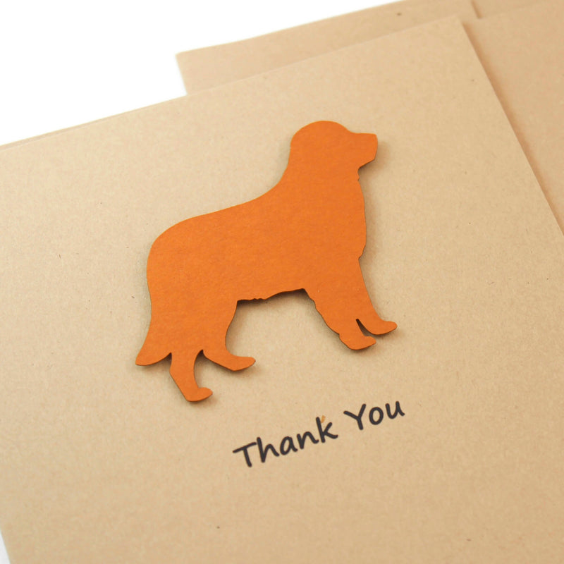 Sample Sale | Golden Retriever Thank You Card | Blank Inside | Dog Thank You Notecard | Pet Greeting Card | Yellow Dog