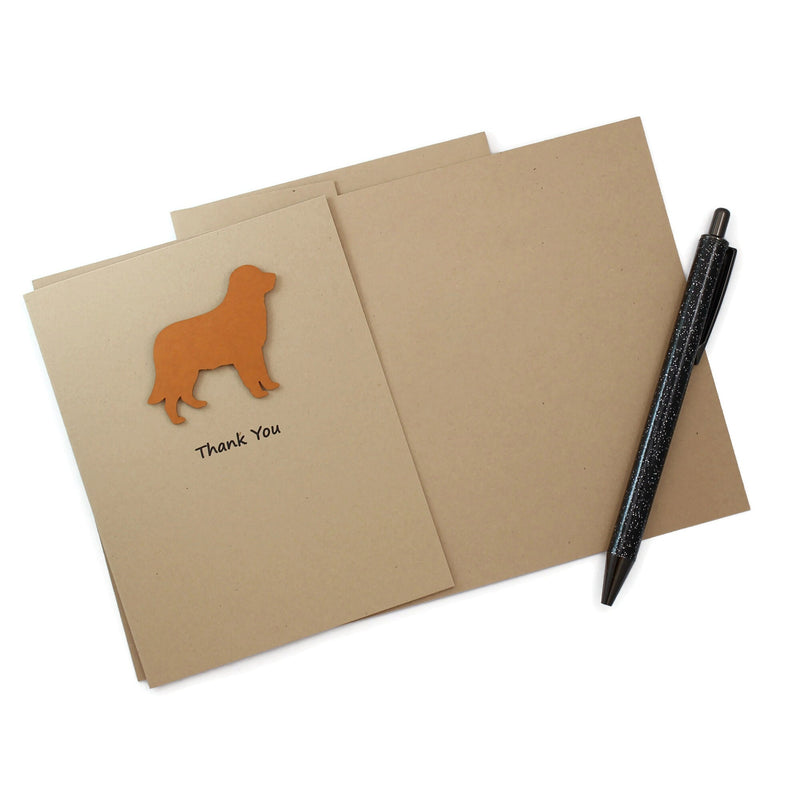 Sample Sale | Golden Retriever Thank You Card | Blank Inside | Dog Thank You Notecard | Pet Greeting Card | Yellow Dog