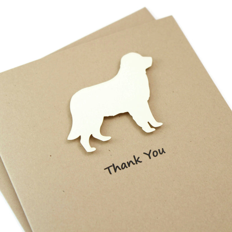 Sample Sale | Golden Retriever Thank You Card | Blank Inside | Dog Thank You Notecard | Pet Greeting Card | Yellow Dog